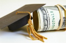 Graduation cap and money